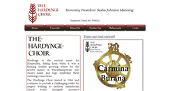 Desktop Screenshot of hardyngechoir.org
